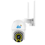 4G摄像头室外防水360度插卡高清夜视家用远程手机监控器无需网络
